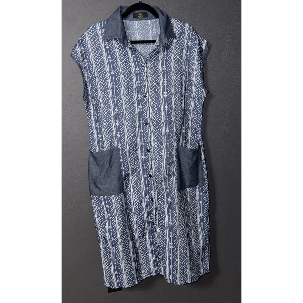Mondlune Dress Thailand Bangkok Women's Tribal Aztec Dress Teacher Artsy